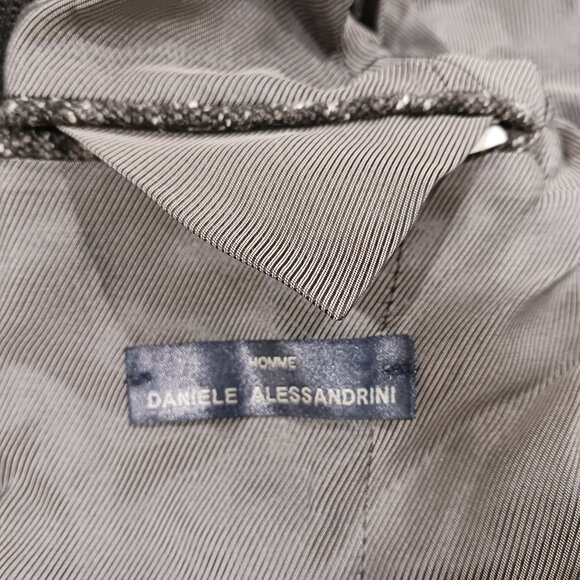Nwot tag daniele alessandrini blazer with detachable vest hoodie size 46 - Picture 4 of 4